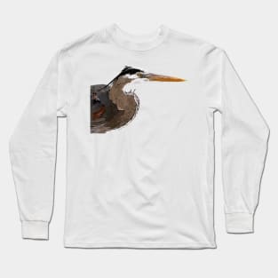 Blue heron Long Sleeve T-Shirt